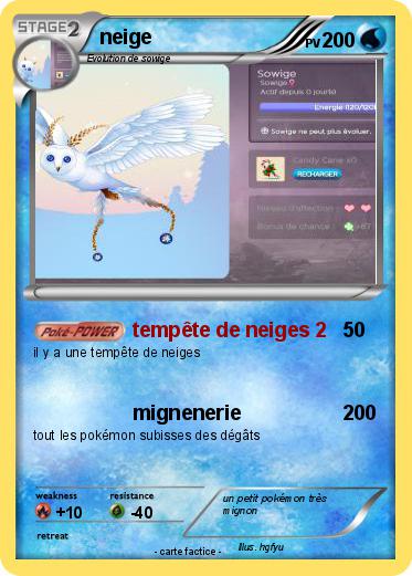 Pokemon neige
