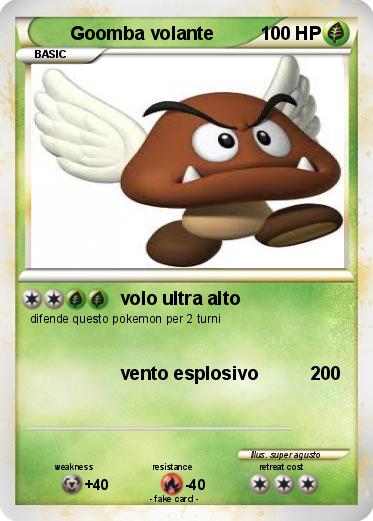Pokemon Goomba volante