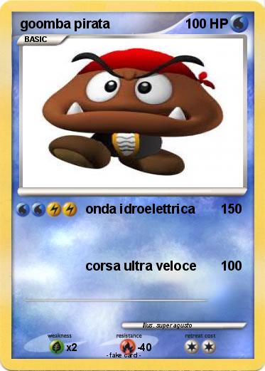 Pokemon goomba pirata