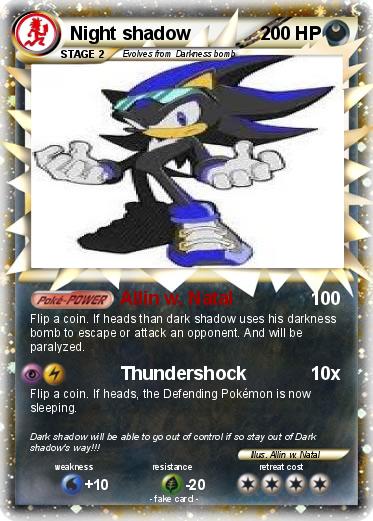 Pokemon Night shadow