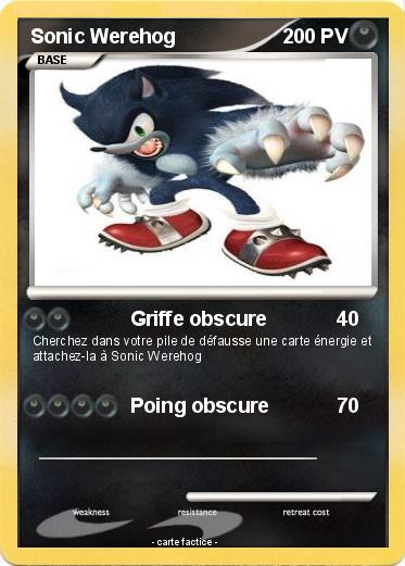Pokemon Sonic Werehog
