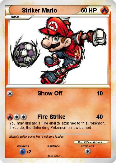 Pokemon Striker Mario