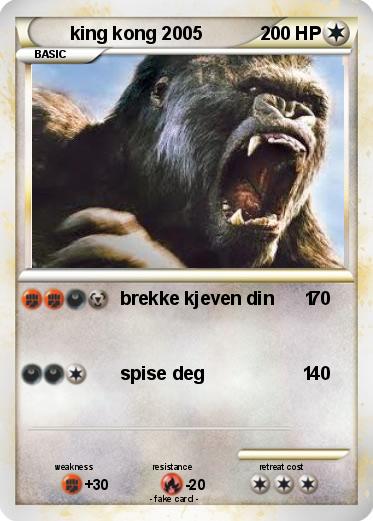 Pokemon king kong 2005