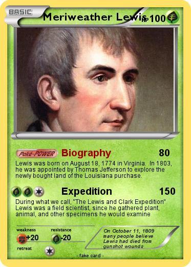 Pokemon Meriweather Lewis
