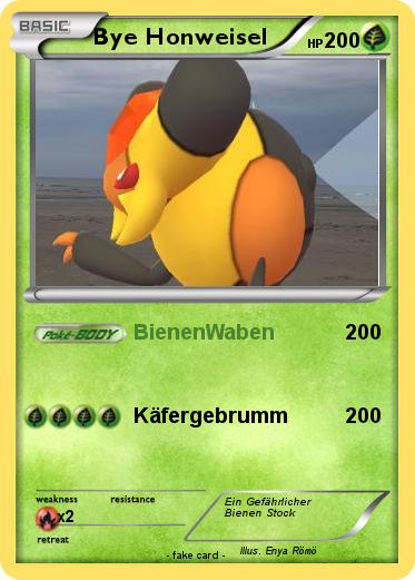 Pokemon Bye Honweisel
