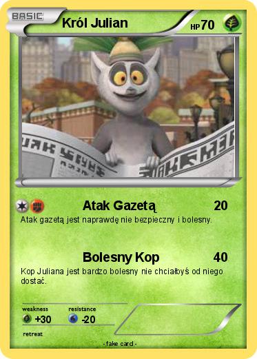 Pokemon Król Julian