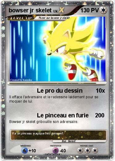 Pokemon bowser jr skelet