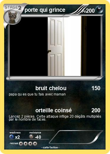 Pokemon porte qui grince
