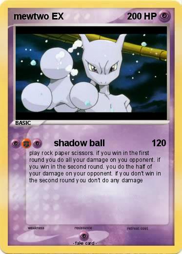 Pokemon mewtwo EX