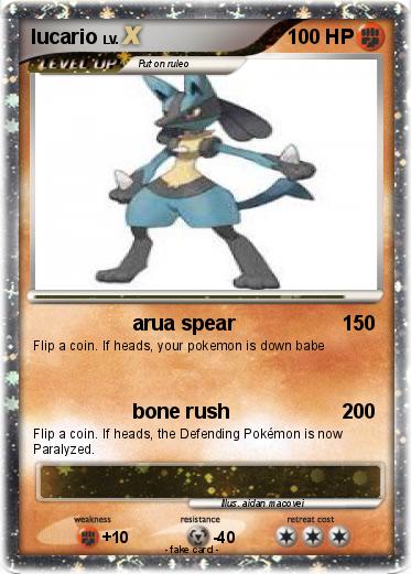 Pokemon lucario