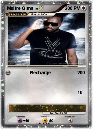 Pokemon Maître Gims