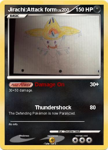 Pokemon Jirachi:Attack form
