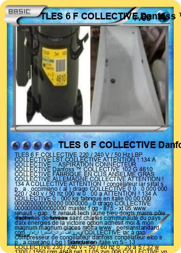 Pokemon TLES 6 F COLLECTIVE Danfoss ™