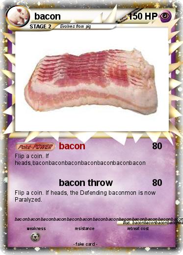 Pokemon bacon