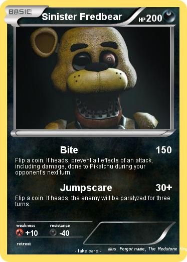 Pokemon Sinister Fredbear
