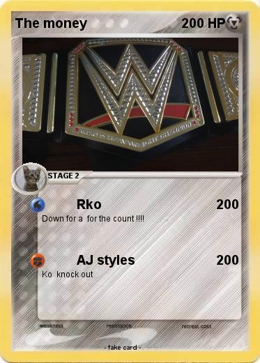 Pokemon The money