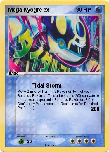 Pokemon Mega Kyogre ex