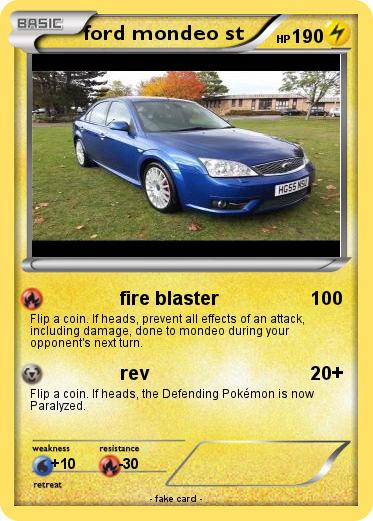 Pokemon ford mondeo st