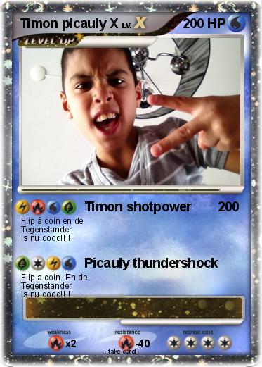 Pokemon Timon picauly X