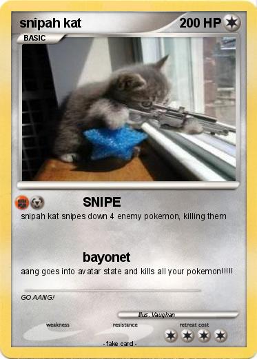 Pokemon snipah kat