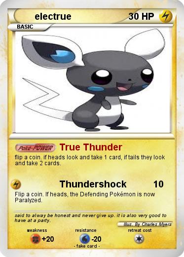 Pokemon electrue