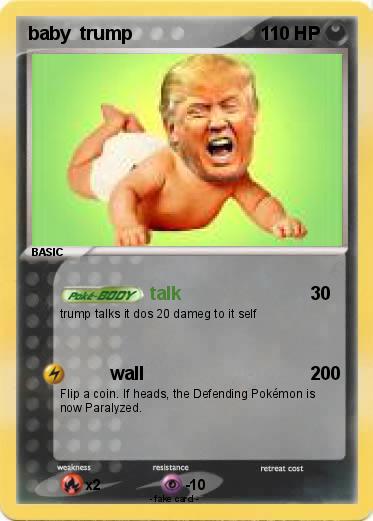 Pokemon baby  trump