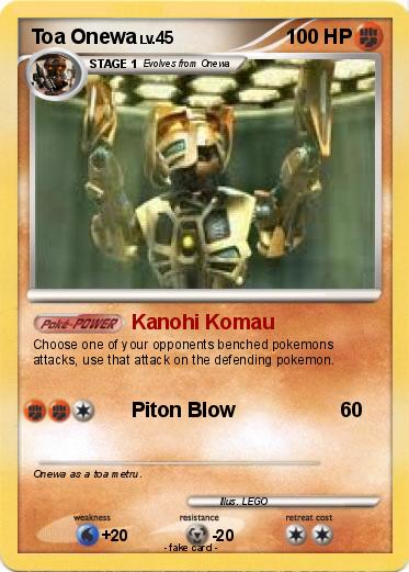 Pokemon Toa Onewa