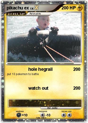 Pokemon pikachu ex