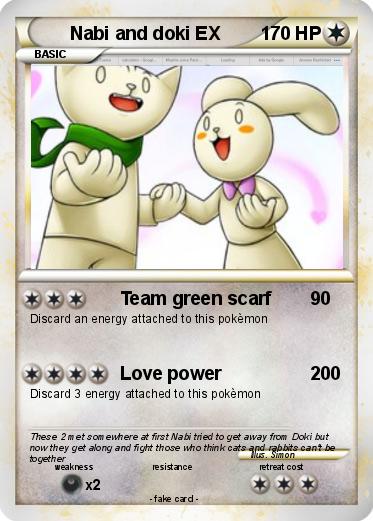Pokemon Nabi and doki EX