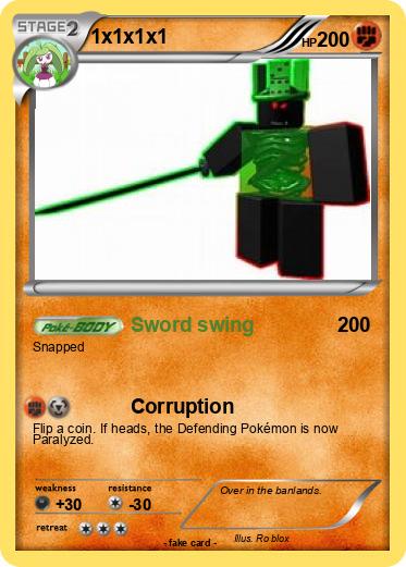 Pokemon 1x1x1x1