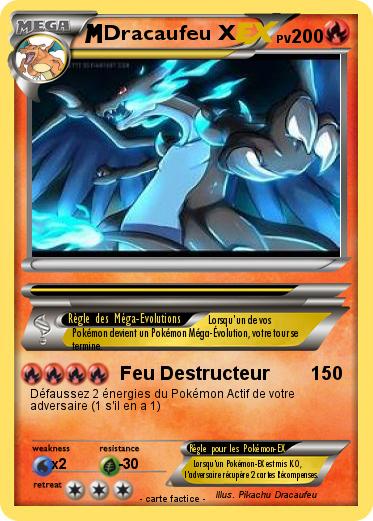 Pokemon Dracaufeu X
