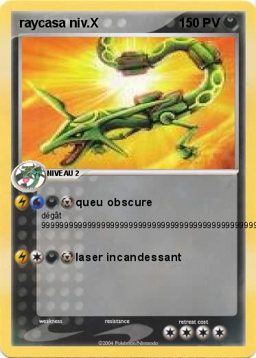 Pokemon raycasa niv.X