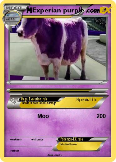 Pokemon Experian purple cow