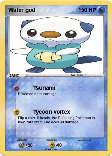 Pokemon Water god
