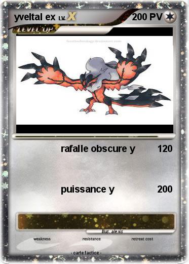 Pokemon yveltal ex