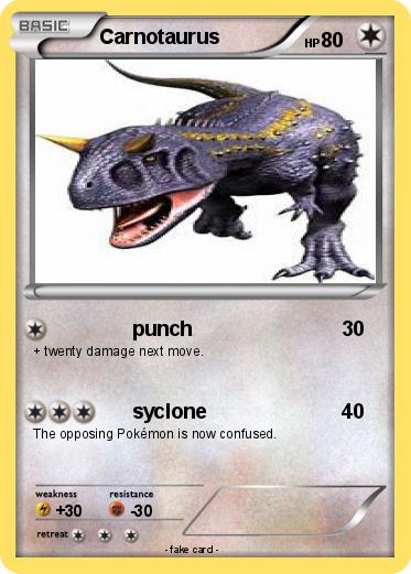 Pokemon Carnotaurus