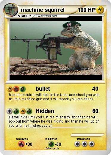 Pokemon machine squirrel