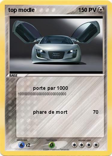 Pokemon top modle 