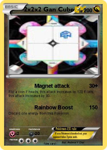Pokemon 2x2x2 Gan Cube