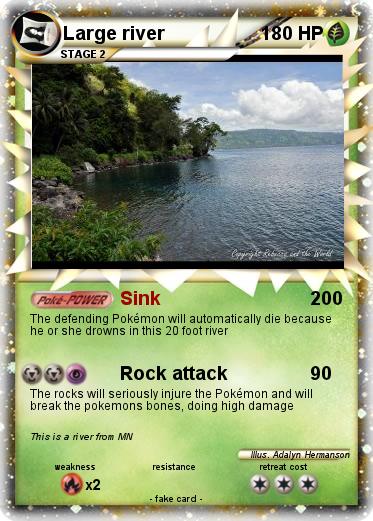 Pokemon Large river