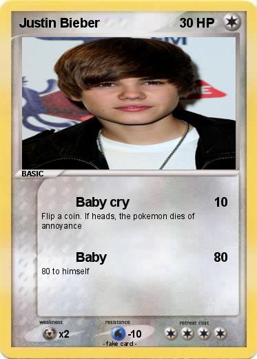 Pokemon Justin Bieber
