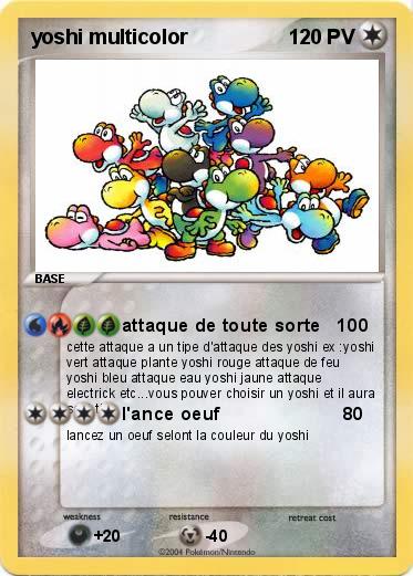 Pokemon yoshi multicolor