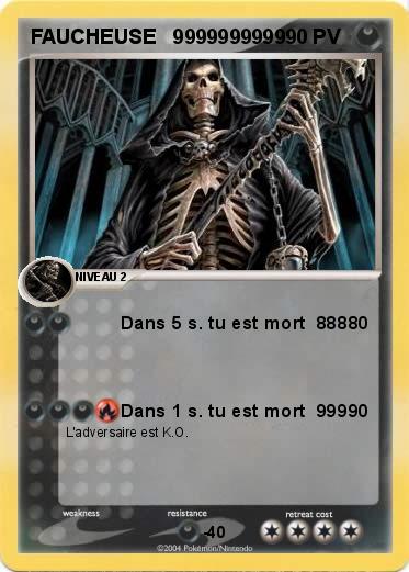 Pokemon FAUCHEUSE   9999999999