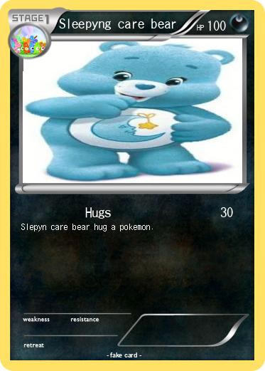 Pokemon Sleepyng care bear