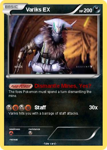 Pokemon Variks EX