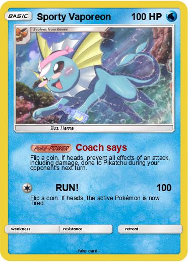 Pokemon Sporty Vaporeon