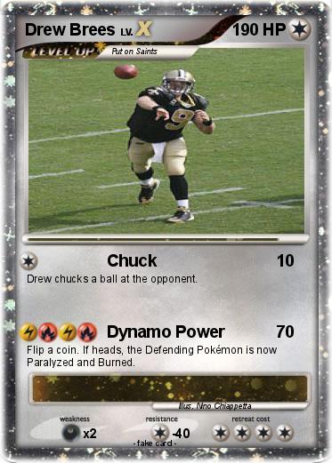 Pokemon Drew Brees