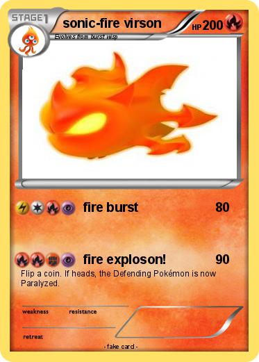 Pokemon sonic-fire virson