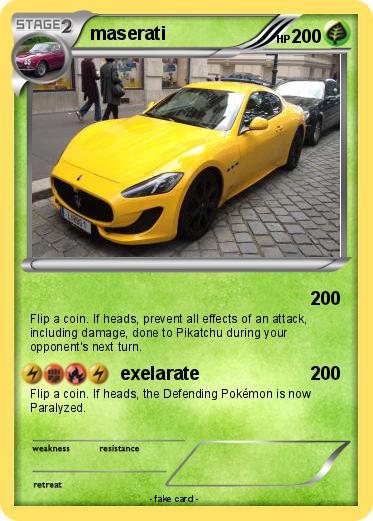 Pokemon maserati
