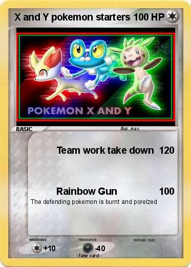 Pokemon X and Y pokemon starters